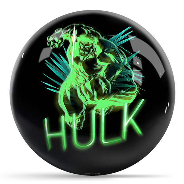 Marvel - Avengers Neon Hulk OTB Bowling Ball