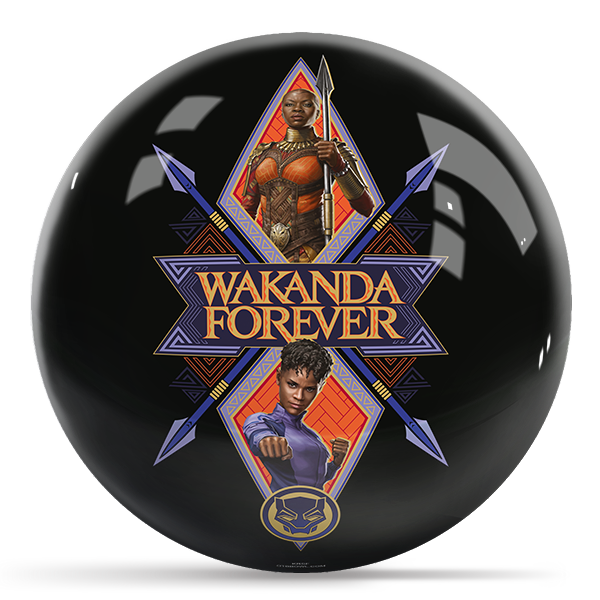 Marvel - Avengers Black Panther Characters OTB Bowling Ball