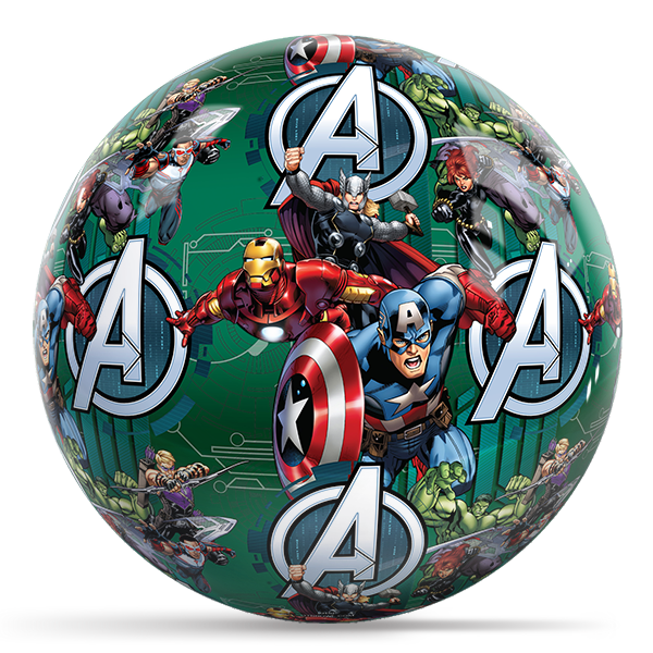 Marvel - Avengers Characters Pattern OTB Bowling Ball