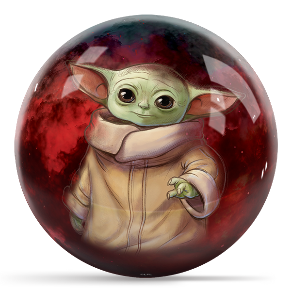Star Wars - Grogu Din Djarin OTB Bowling Ball