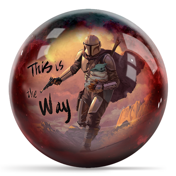 Star Wars - Grogu Din Djarin OTB Bowling Ball