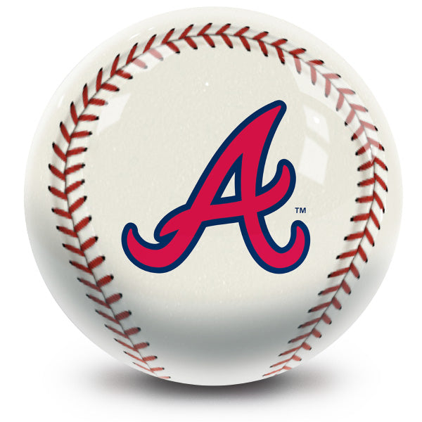 MLB - Atlanta Braves OTB Baseball Bowling Ball