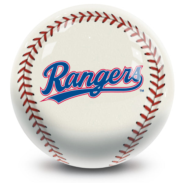 MLB - Texas Rangers OTB Baseball Bowling Ball
