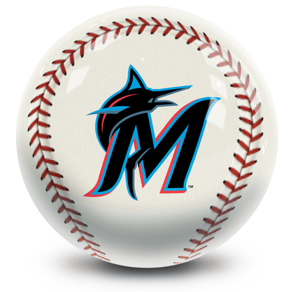 MLB - Miami Marlins OTB Baseball Bowling Ball