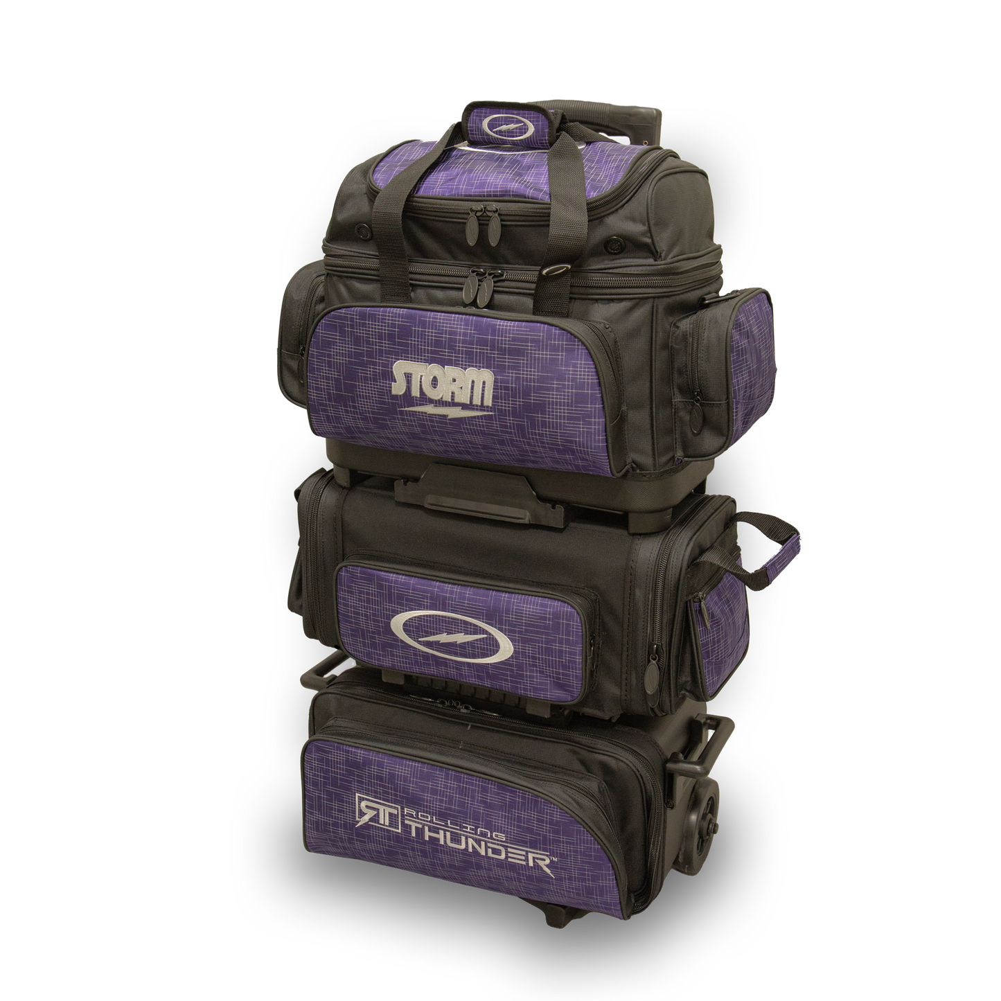 Storm Rolling Thunder 6-Ball Roller Abstract Purple/Black