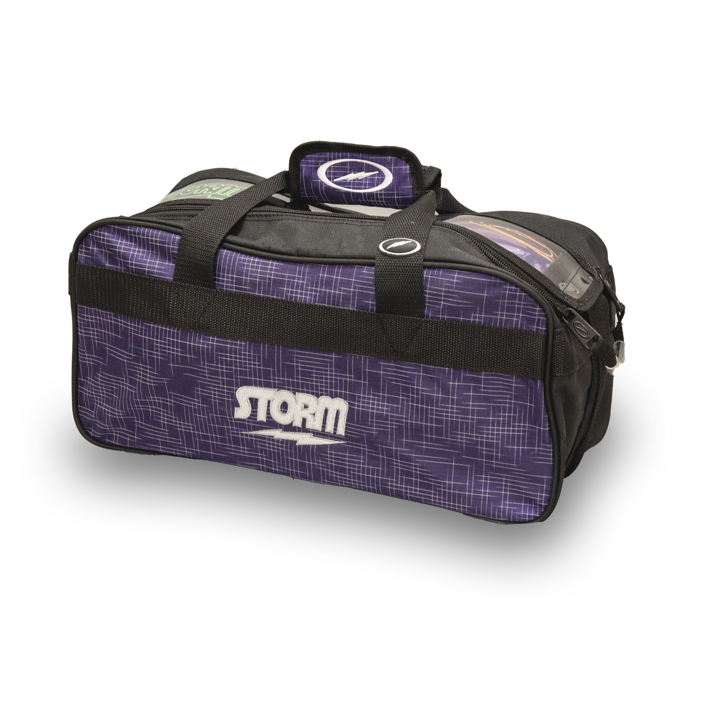 Storm Double Tote Abstract Purple/Black