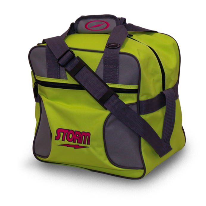 Storm Solo Single Tote - Watermelon Sugar (Lime/Grey)