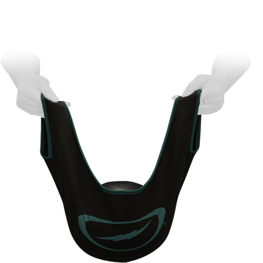 Storm Deluxe See-Saw Towel Black/Green