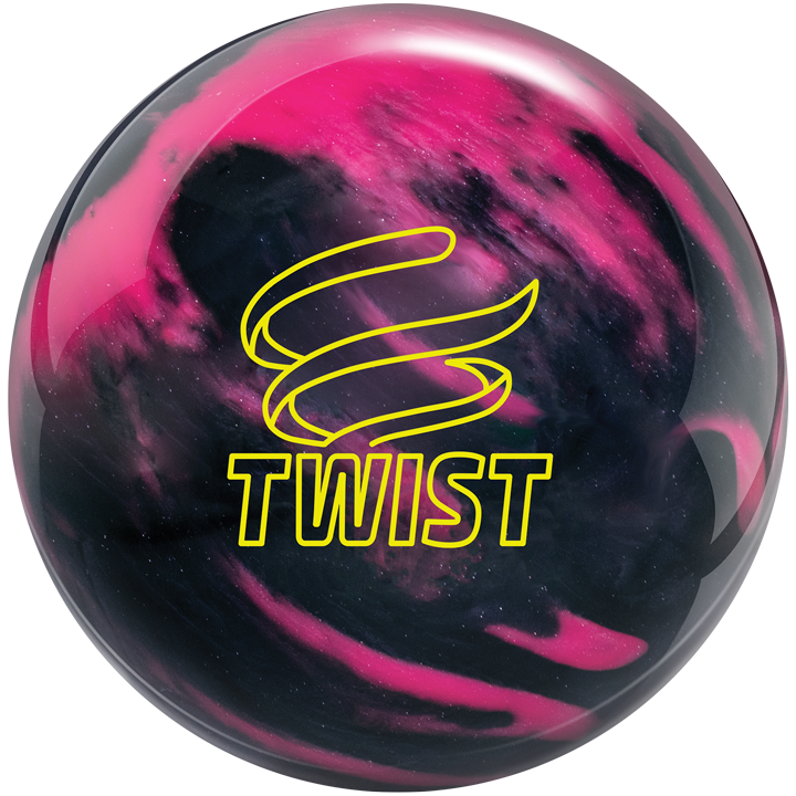 Brunswick Twist Pink/Black Bowling Ball