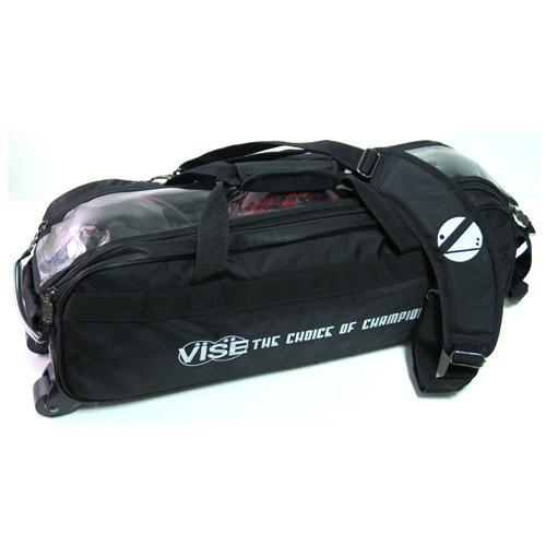 Vise 3-Ball Tote Clear Top - Black