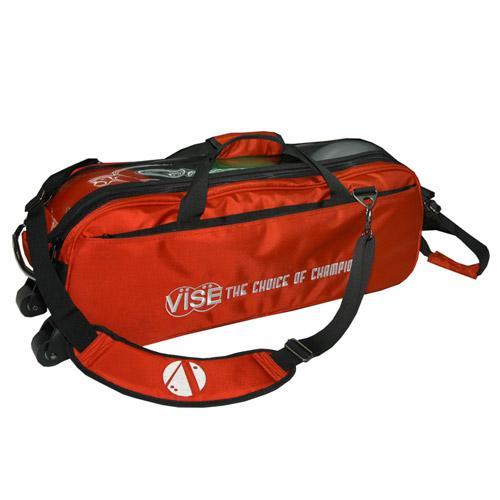 Vise 3-Ball Tote Clear Top - Red