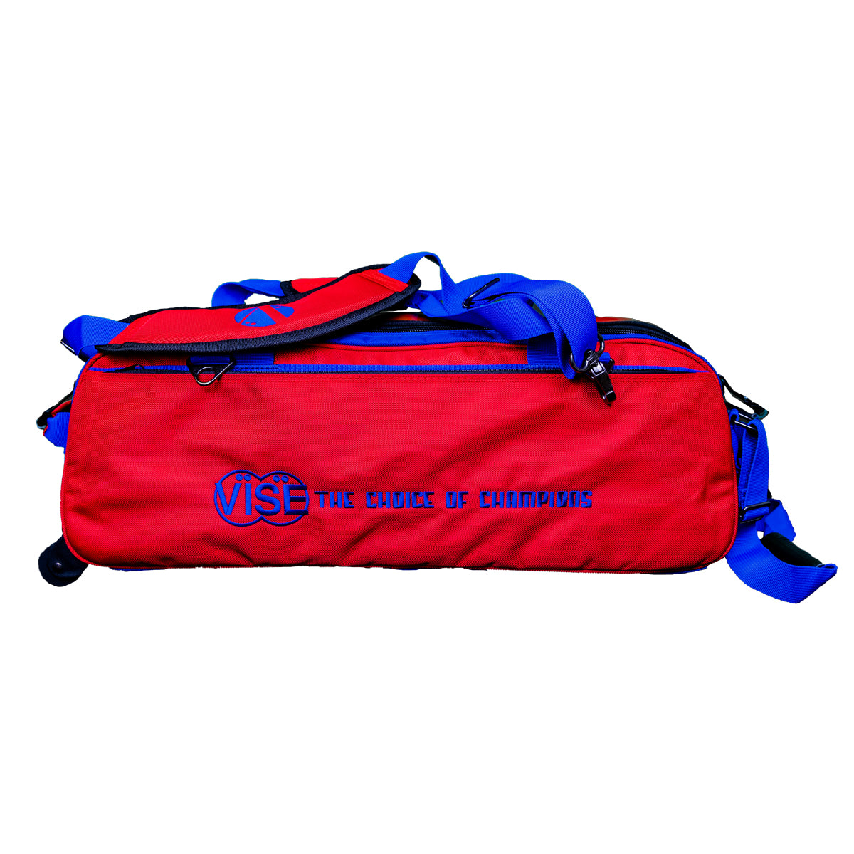 Vise 3-Ball Tote Clear Top - Red / Blue