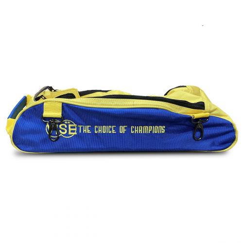 VISE Shoe Compartment Blue/Yellow | 3-Ball Tote Roller