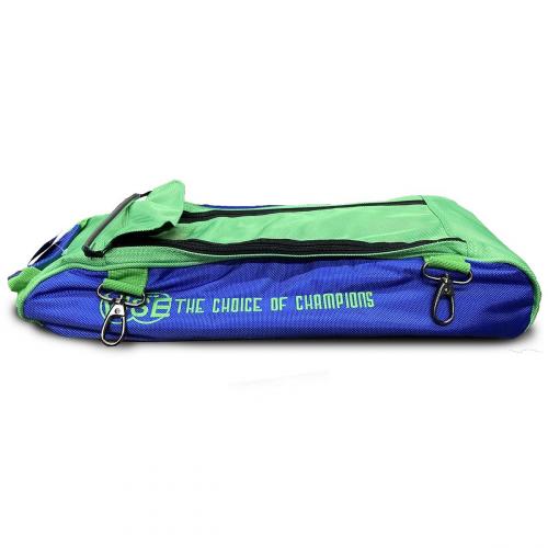 VISE Shoe Compartment Grape/Green | 3-Ball Tote Roller
