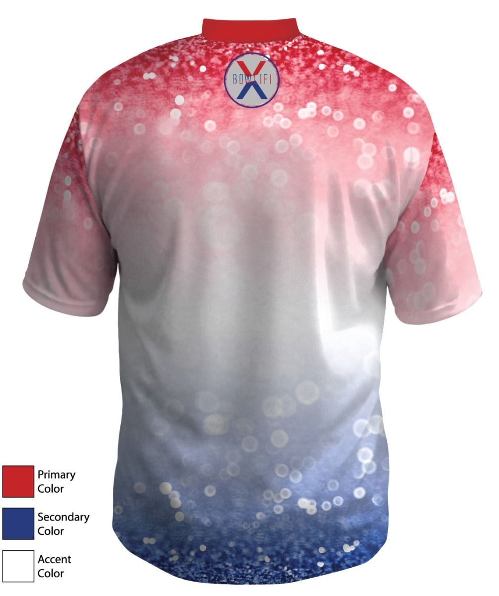 Bowlifi Patriotic Glitter Jersey