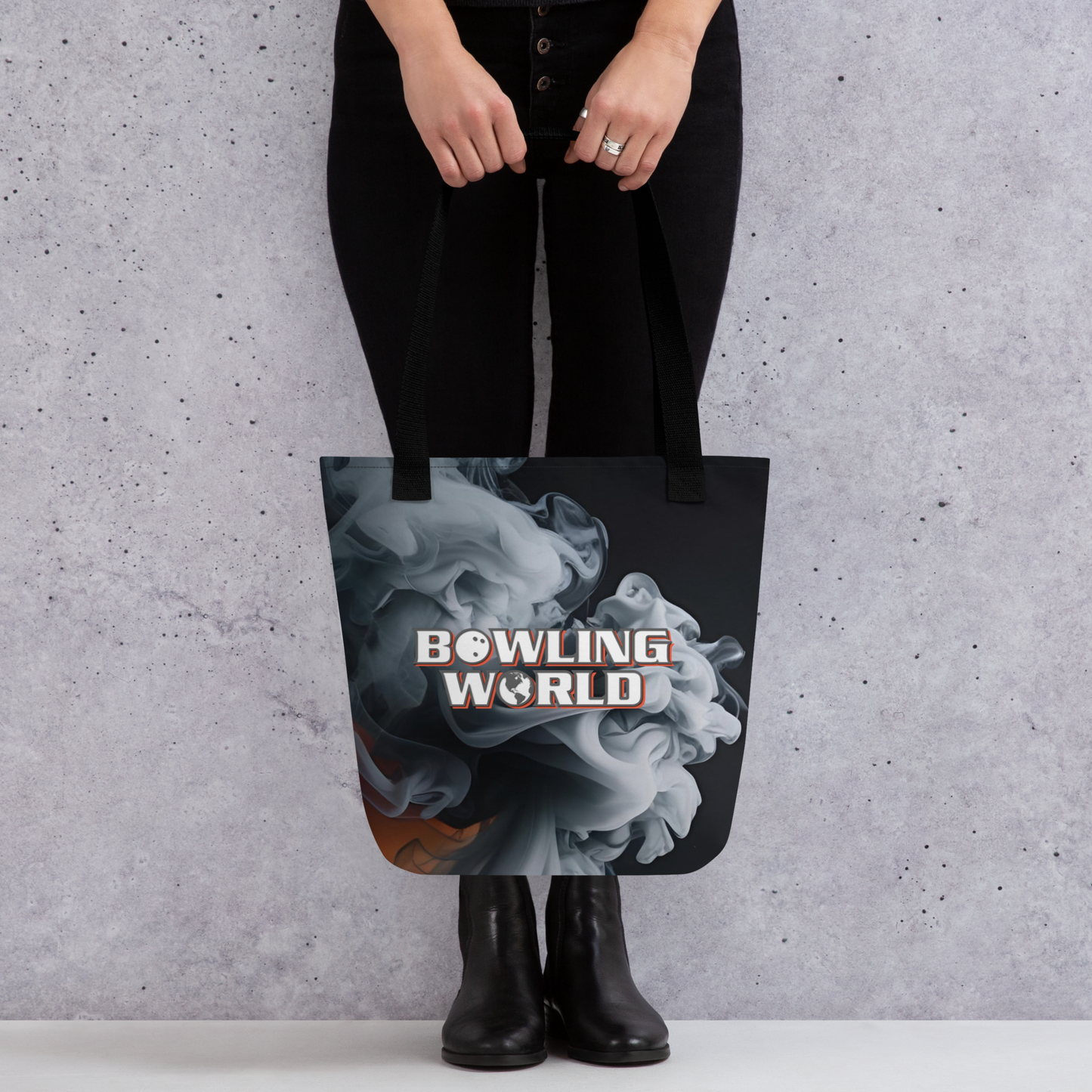 Bowling World Tote Bag