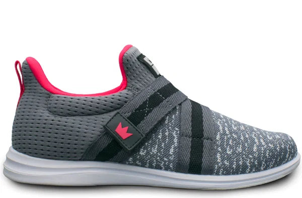 Brunswick Versa Grey/Pink Womens Bowling Shoe