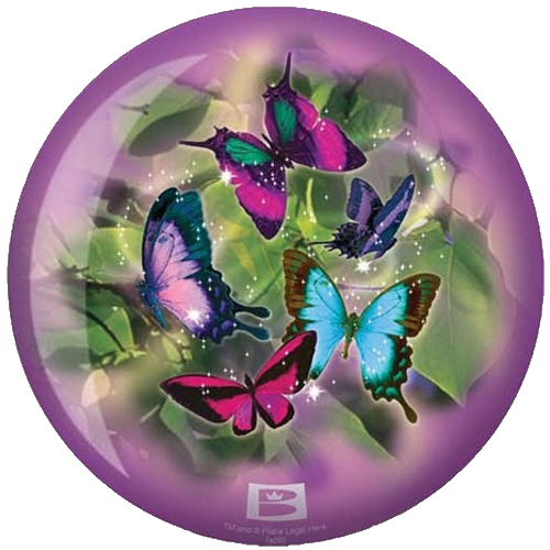 Brunswick Butterflies Glow Viz-a-Ball