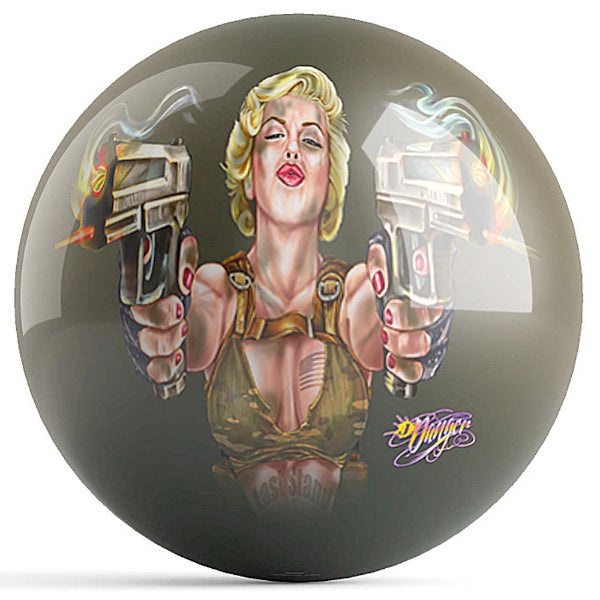 Double Guns by J. Danger OTB Bowling Ball