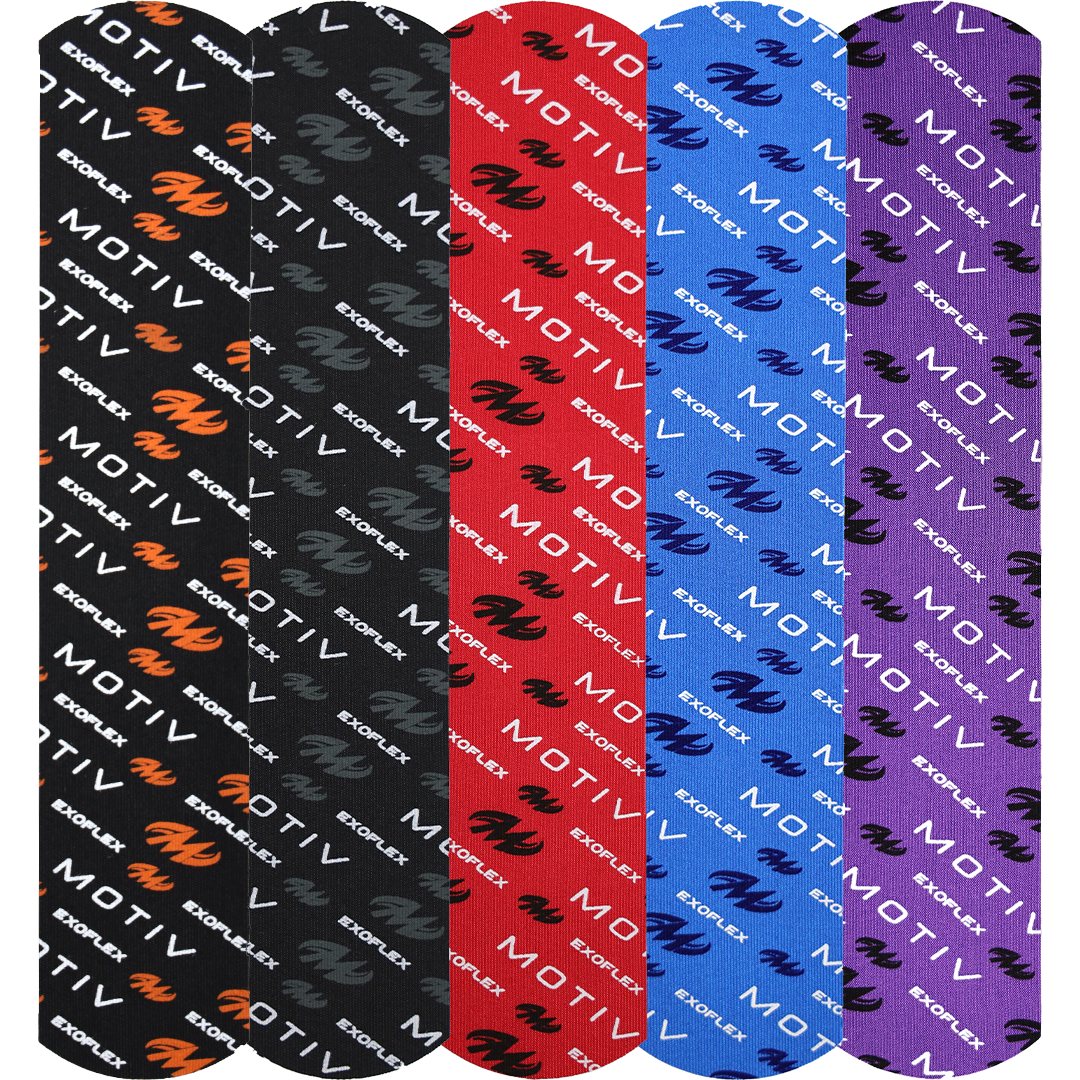 Motiv Exoflex Kinesiology Athletic Tape - Pre-Cut Assorted Colors