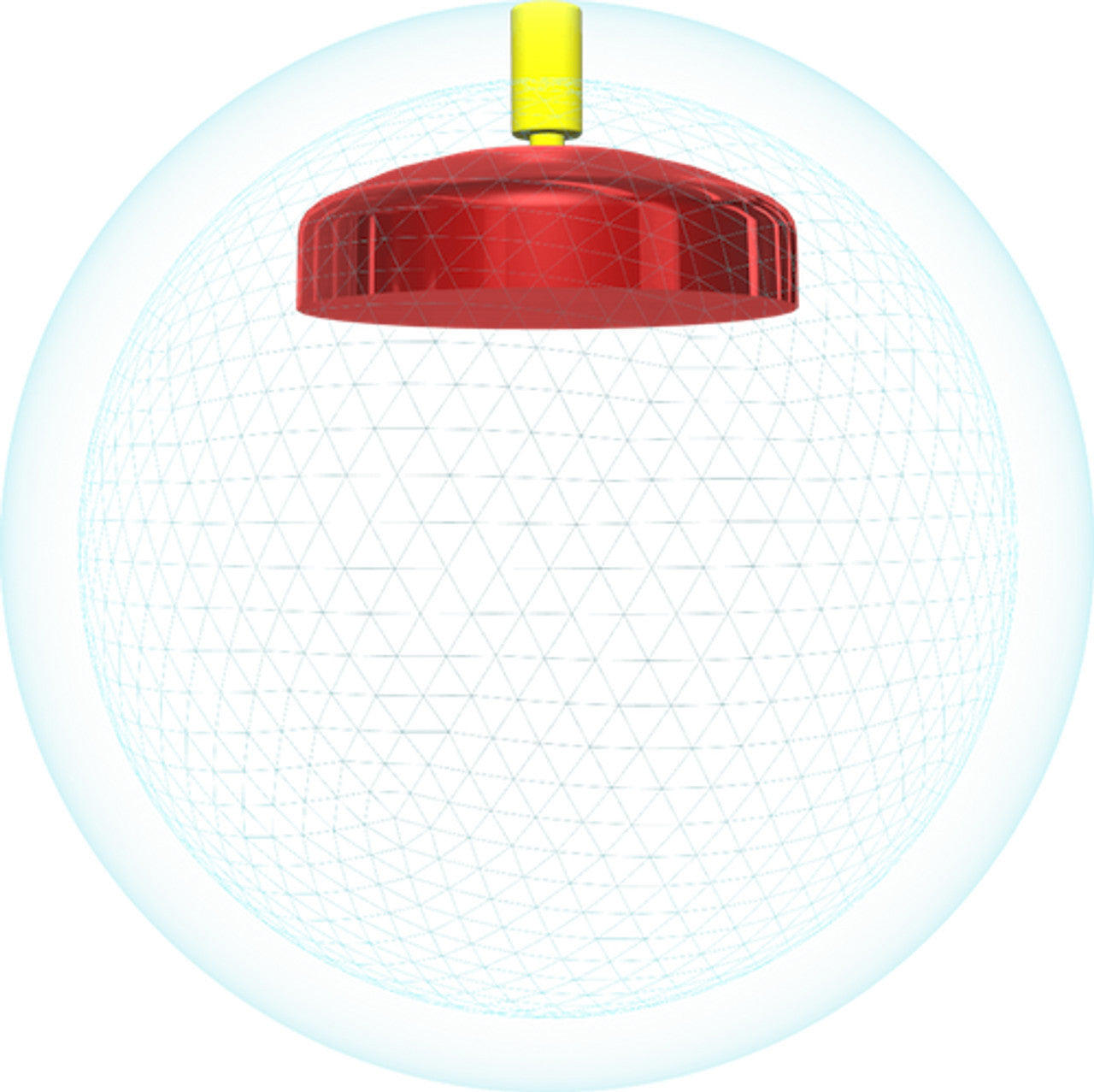 900 Global Onyx Clear Poly Bowling Ball