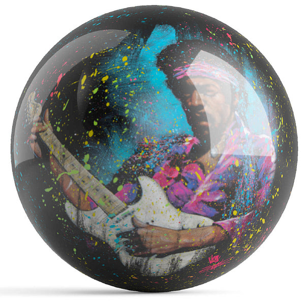 Jimi Electric Glow by Get Down Art OTB Bowling Ball