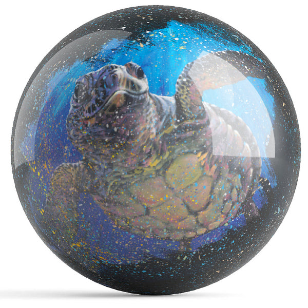 Kemps Turtle by Get Down Art OTB Bowling Ball
