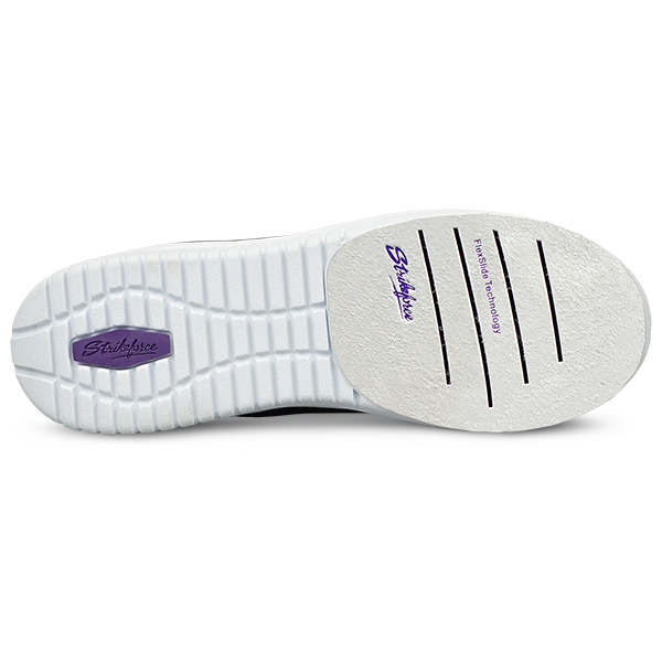 KR Strikeforce Glitz Black/Purple Womens Bowling Shoes