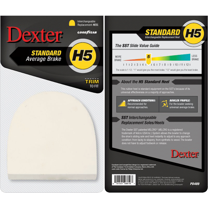 Dexter SST H5 Standard Flat Rubber Heel
