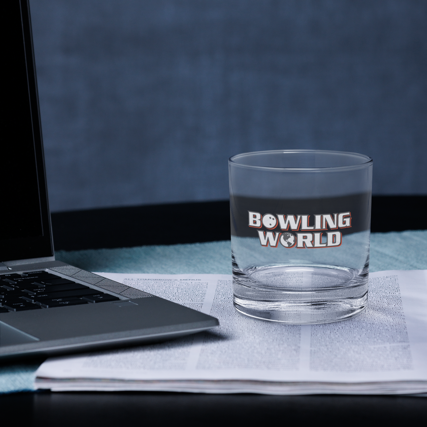 Bowling World Rocks Glass 10.5oz.