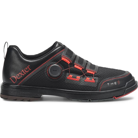 Dexter T.H.E. 9 Stryker BOA Black/Red Men's Bowling Shoes