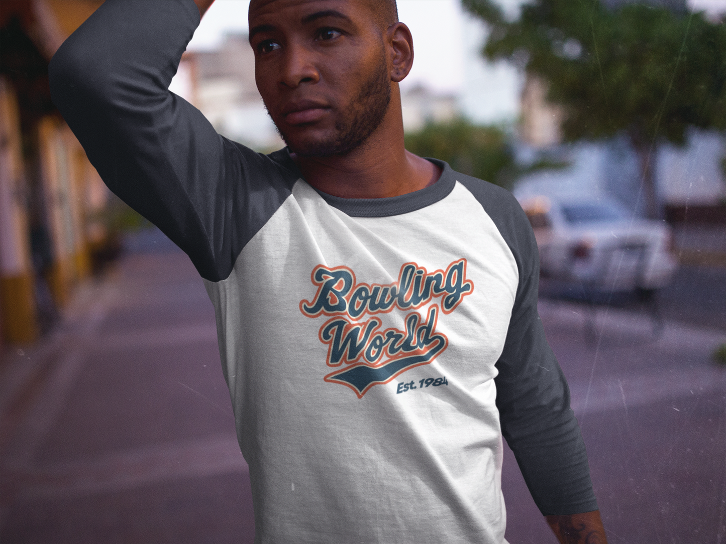 Bowling World 3/4 Sleeve Raglan Shirt