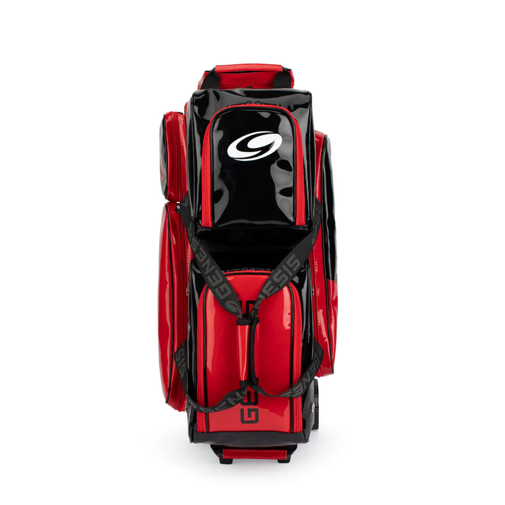 Genesis Sleek Gloss Triple Roller - Black/Red