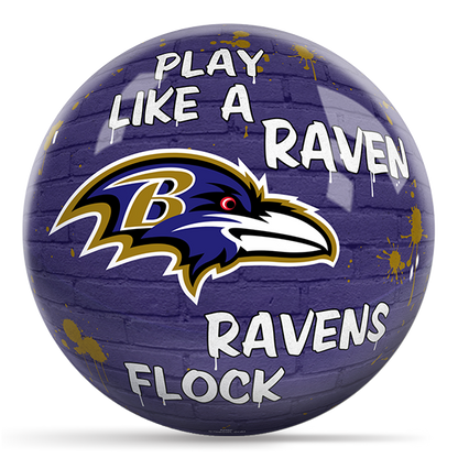 NFL - Baltimore Ravens OTB Grafitti Bowling Ball