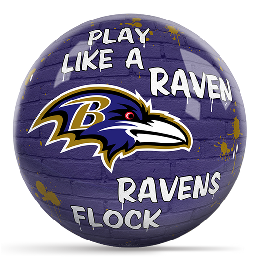 NFL - Baltimore Ravens OTB Grafitti Bowling Ball