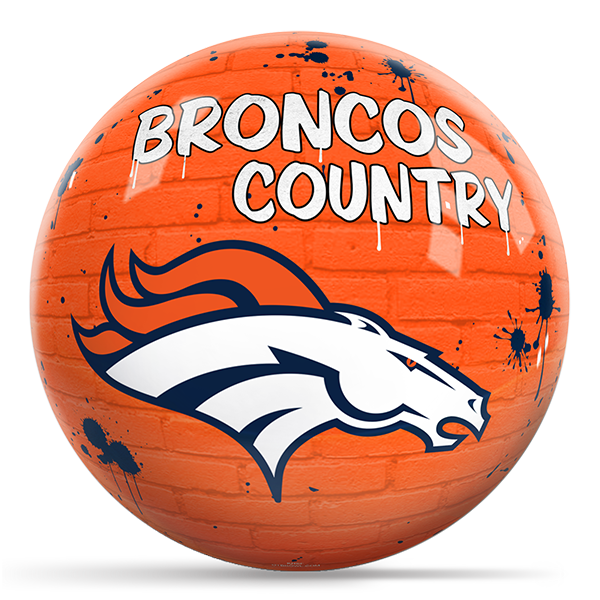 NFL - Denver Broncos OTB Grafitti Bowling Ball