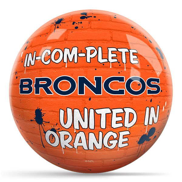 NFL - Denver Broncos OTB Grafitti Bowling Ball