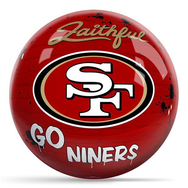 NFL - San Francisco 49ers OTB Grafitti Bowling Ball