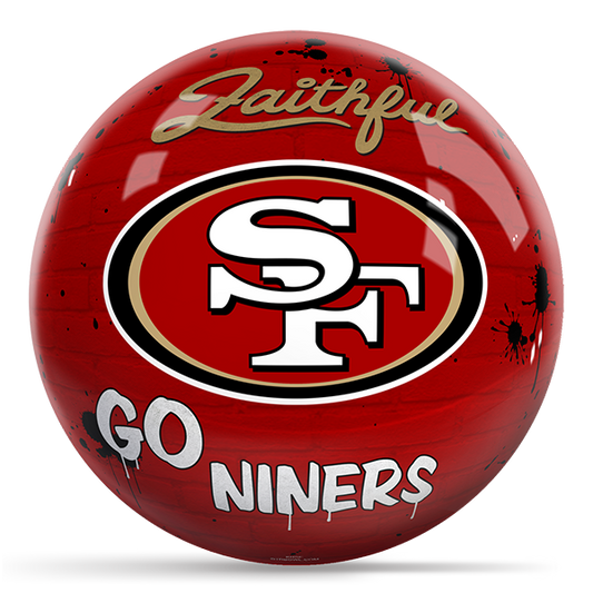 NFL - San Francisco 49ers OTB Grafitti Bowling Ball