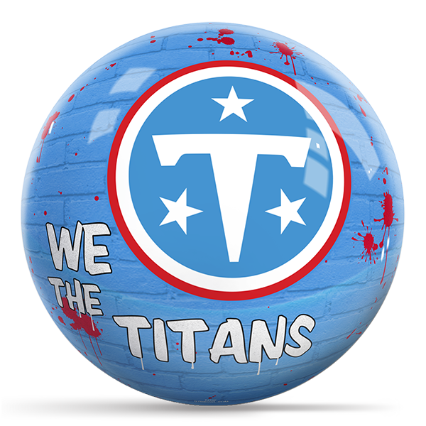 NFL - Tennessee Titans OTB Grafitti Bowling Ball