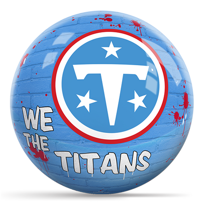 NFL - Tennessee Titans OTB Grafitti Bowling Ball