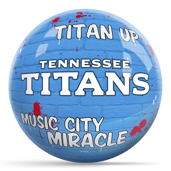 NFL - Tennessee Titans OTB Grafitti Bowling Ball