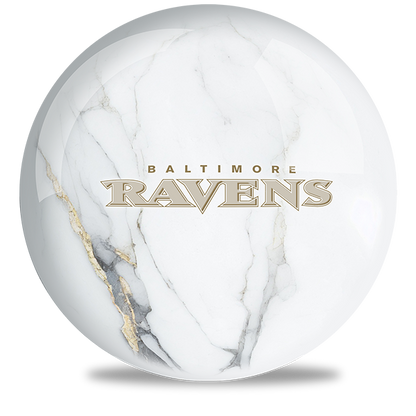 NFL - Baltimore Ravens OTB Marble Bowling Ball