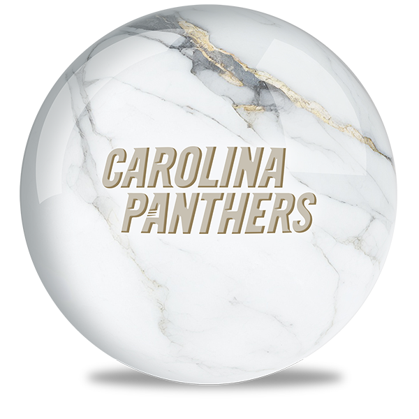 NFL - Carolina Panthers OTB Marble Bowling Ball