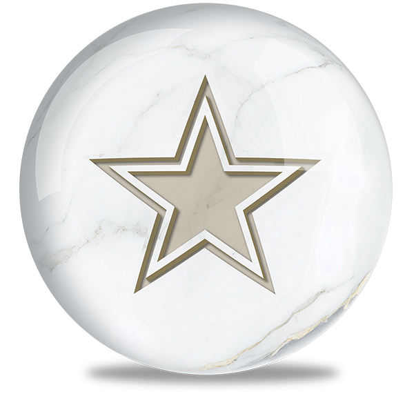 NFL - Dallas Cowboys OTB Marble Bowling Ball