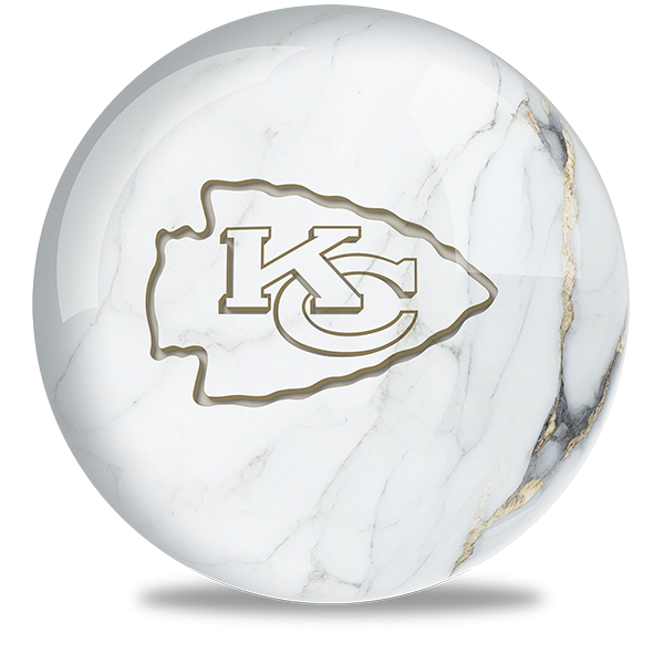 NFL - Kansas City Chiefs OTB Marble Bowling Ball