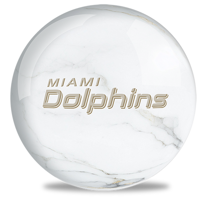 NFL - Miami Dolphins OTB Marble Bowling Ball