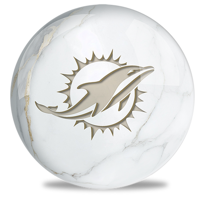 NFL - Miami Dolphins OTB Marble Bowling Ball