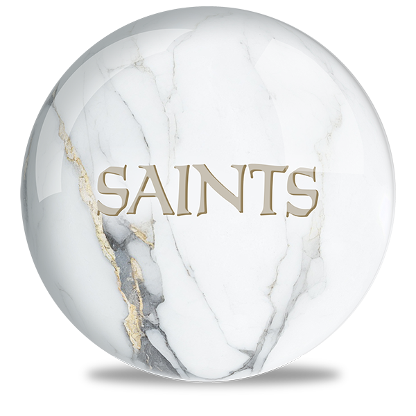 NFL - New Orleans Saints OTB Marble Bowling Ball