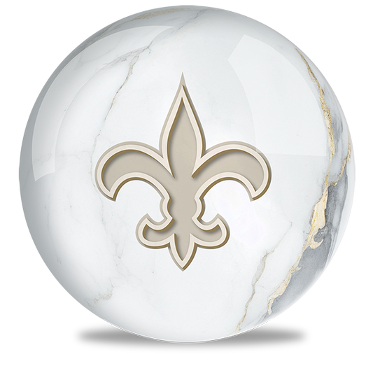 NFL - New Orleans Saints OTB Marble Bowling Ball